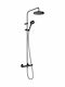 Hansgrohe Vernis Blend Shower Column with Mixer 112.4cm Black