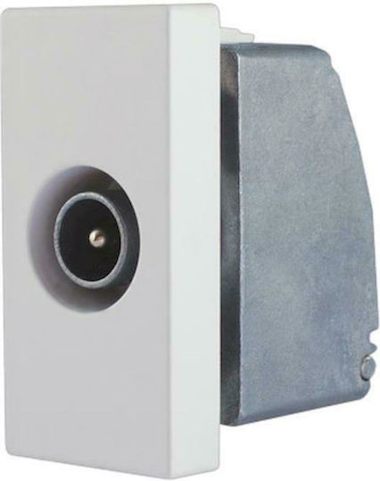 Geyer TV, Satellite, and Radio Antenna Socket Aerial in White color 747401S