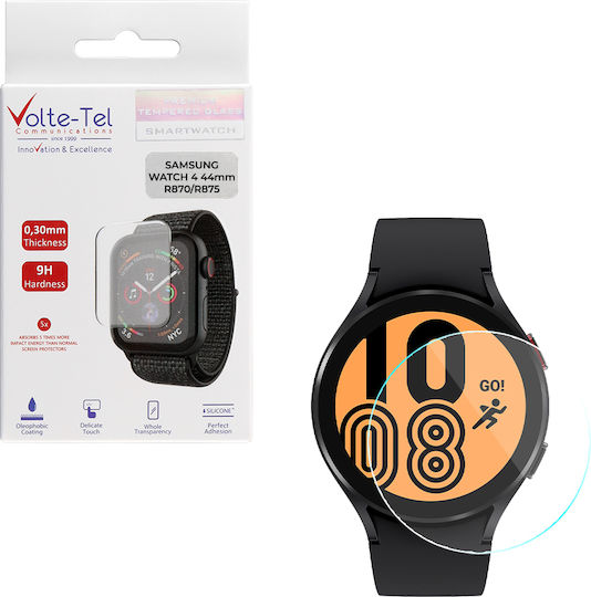 Volte-Tel 0.26mm 2.5D Full Glue Vollflächig gehärtetes Glas für das Galaxy Watch 4 44mm 2Stück 8306884