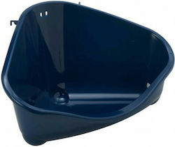 Flamingo Corner Tray 9063 Τουαλέτα Τρωκτικών 49x34,6x26cm Μπλε