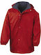 Result Herren Winter Jacke Lässig Red / Navy Blue