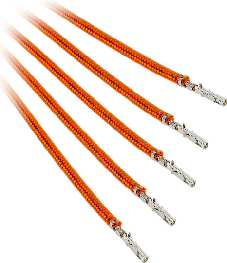 BitFenix Alchemy 2.0 PSU Cable - Cablu 0.4m Portocaliu (BFX-ALC-40CMLO-RP)