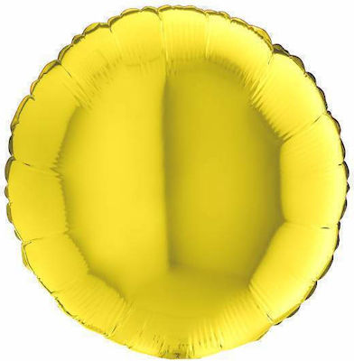 Balon Folie Rotund Galben 46buc