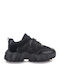 Damen Chunky Sneakers Schwarz