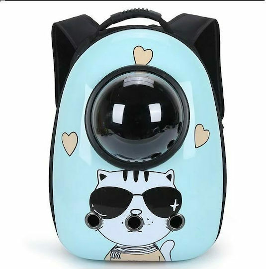 Dog/Cat Carrying Turquoise Backpack L30xW42xH25cm