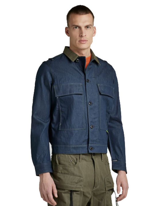 G-Star Raw Herrenjeans Jacke Blau