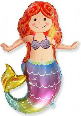 Balloon Foil Jumbo Mermaids Multicolour 61cm