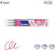 Pilot FriXion 3 Replacement & Pen Inks for Pen Pink
