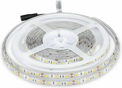 V-TAC Wasserdicht LED Streifen Versorgung 12V mit Warmes Weiß Licht Länge 5m und 60 LED pro Meter SMD5050