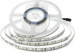 V-TAC Bandă LED Alimentare 24V cu Lumină Alb Natural Lungime 10m și 120 LED-uri pe Metru SMD2835