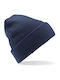 Beechfield B425 Ribbed Beanie Cap French Navy