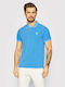 Guess Men's Short Sleeve Blouse Polo Blue