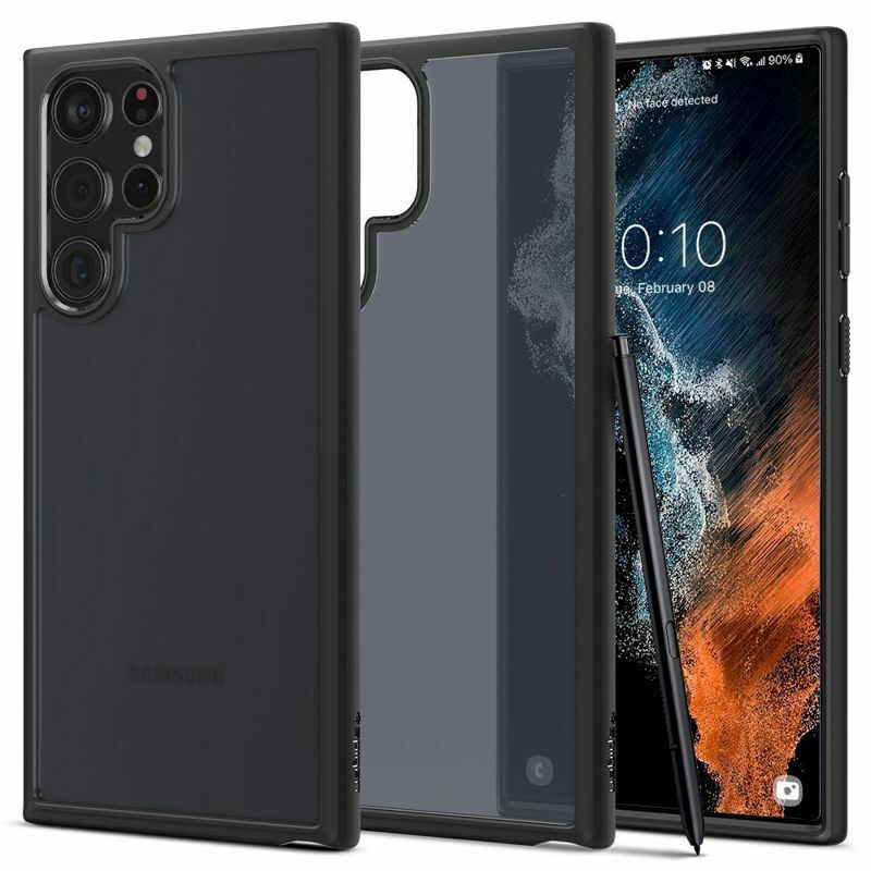 Spigen Ultra Hybrid Back Cover Πλαστικό / Σιλικόνης Frost Black (Galaxy