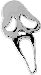 Carner Car Sticker Scream 8.5 x 4cm in Silver Colour CRN-