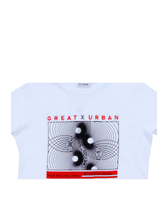 Trax Παιδικό T-shirt Λευκό