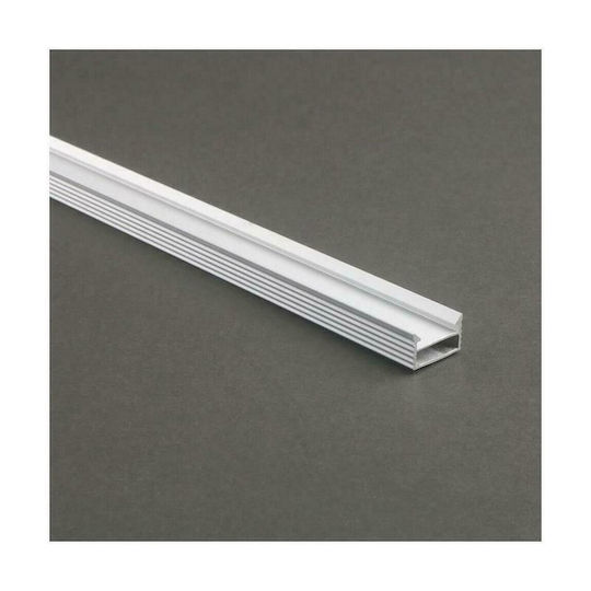 Geyer Satz 2Stück Außen Aluminiumprofil für LED-Streifen 200x1.4x0.8cm