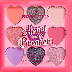 Revolution Beauty Heartbreakers Παλέτα με Σκιές...