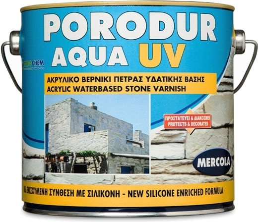 Mercola Porodur Aqua UV Wasser Farblos Satin,σατεν 2.5Es