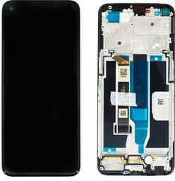 O ecran cu Mecanism Tactil și Cadru pentru Realme 8 5G (Negru)