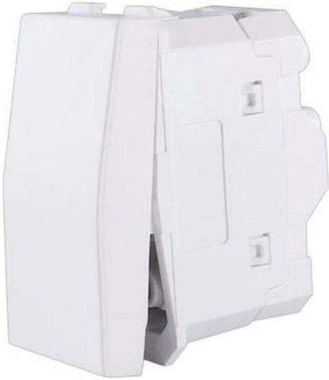 Geyer Front Plate Wall Push Staircase Button without Frame White 735101S