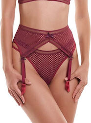 Miss Rosy 8145 Strumpfhalter Strumpfbandnetz Bo...