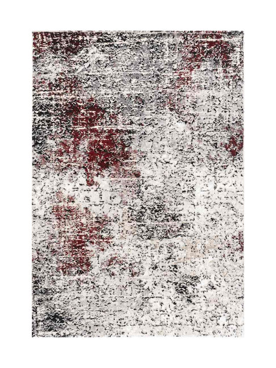 Polcarpet 4001 Set Modern Schlafzimmer-Teppichsets Synthetisch Black / Cream / Red 3Stück