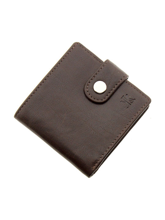 Leder Herren Geldbörse Münzen Braun