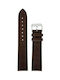 Tzevelion Leather Strap Brown 18mm