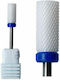 Barrel M Nail Drill Ceramic Bit with Barrel Head Blue