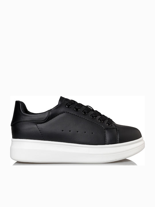 Envie Shoes Damen Flatforms Sneakers Schwarz