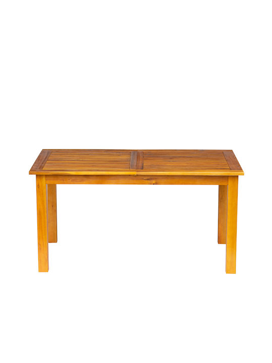 Ξύλινο Τραπέζι Εξωτερικού Χώρου Επεκτεινόμενο Jaxon Ακακία 150(+50)x90x75εκ.
