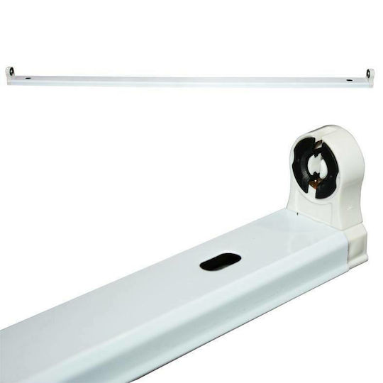 Aca Single-Ended Lighting Batten T8 with 1 Slot for LED Lamp 90cm