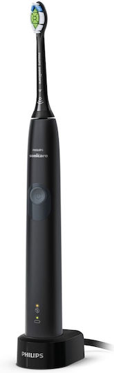 Philips Sonicare ProtectiveClean 4300 Elektrische Zahnbürste mit Timer und Drucksensor Schwarz