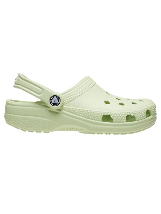 Crocs Classic Γυναικεία Παπούτσια Θαλάσσης Pistachio