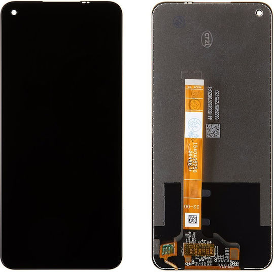 O ecran cu Mecanism Tactil pentru Realme 6s (Negru)