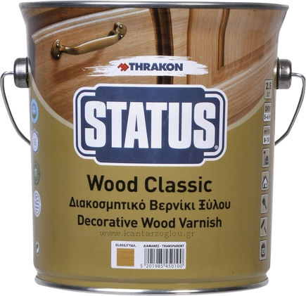 Thrakon Status Wood Classic Surface Varnish Colorless Matte 750ml