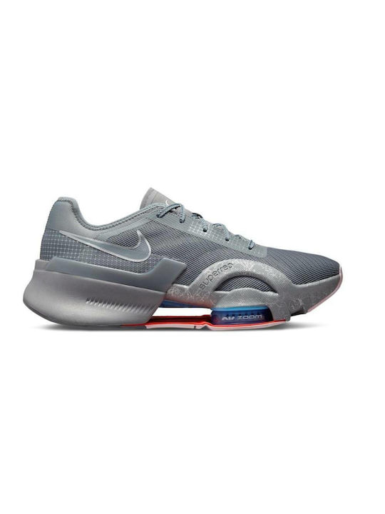 Nike Air Zoom Superrep 3 Ανδρικά Αθλητικά Παπούτσια για Προπόνηση & Γυμναστήριο Γκρι