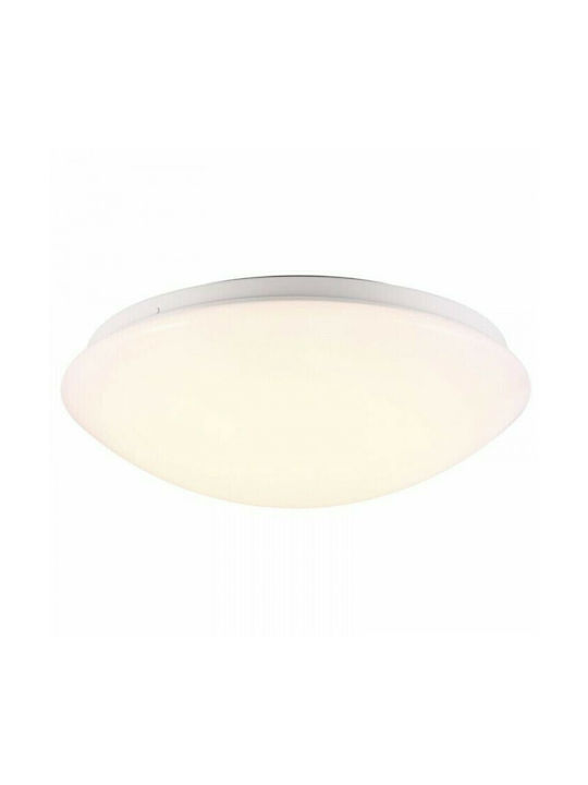 Nordlux Ask Μοντέρνα Μεταλλική Πλαφονιέρα Οροφής με Ενσωματωμένο LED σε Λευκό χρώμα 36cm 36εκ