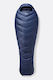 Rab Sleeping Bag Μονό 3 Εποχών Neutrino 600 Left Deep Ink