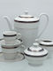 Emfasi Meander Tea Set with Cup Porcelain Gold 1000ml 27pcs