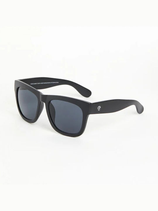 Chpo Haze Sunglasses with Black Plastic Frame and Black Lens 16131HH