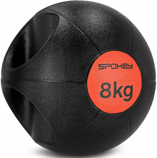 Spokey Gripi Weight Ball Filled Sand Kettlebell от PVC 8кг Черен