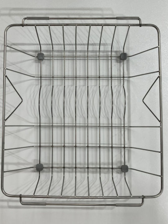 Apell Στραγγιστήρι Γούρνας Inox Ασημί 46x34cm