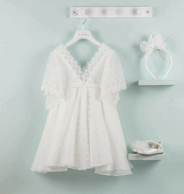 Bambolino Baptism Outfit Paulina White