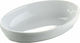Porcelain Oval Heat-Resistant Cookware 41.5x25x6.5cm