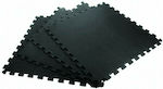 MegaFitness EVA Gym Floor Puzzle Mat Black 4pcs 60x60x1.2cm