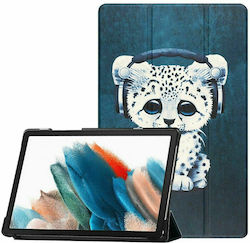 Tech-Protect Smartcase Flip Cover Piele artificială Sad Cat (Galaxy Tab A8) 491330