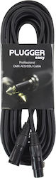 Plugger XLR male - XLR female 10m DK-PLG00026