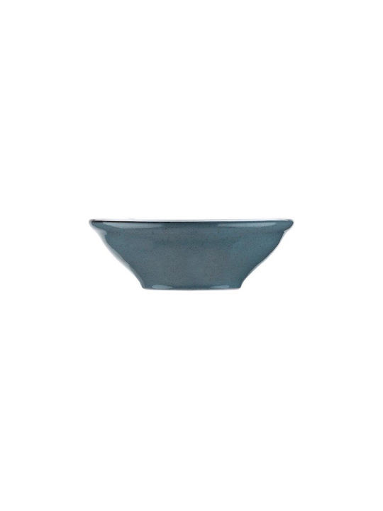 Max Home Serving Bowl Round made of Porcelain Blue with Diameter 16cm