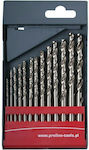 Proline Set of 13 Drills HSS with Cylindrical Shank for Metal